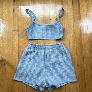 Princess Polly Gray Textured Set